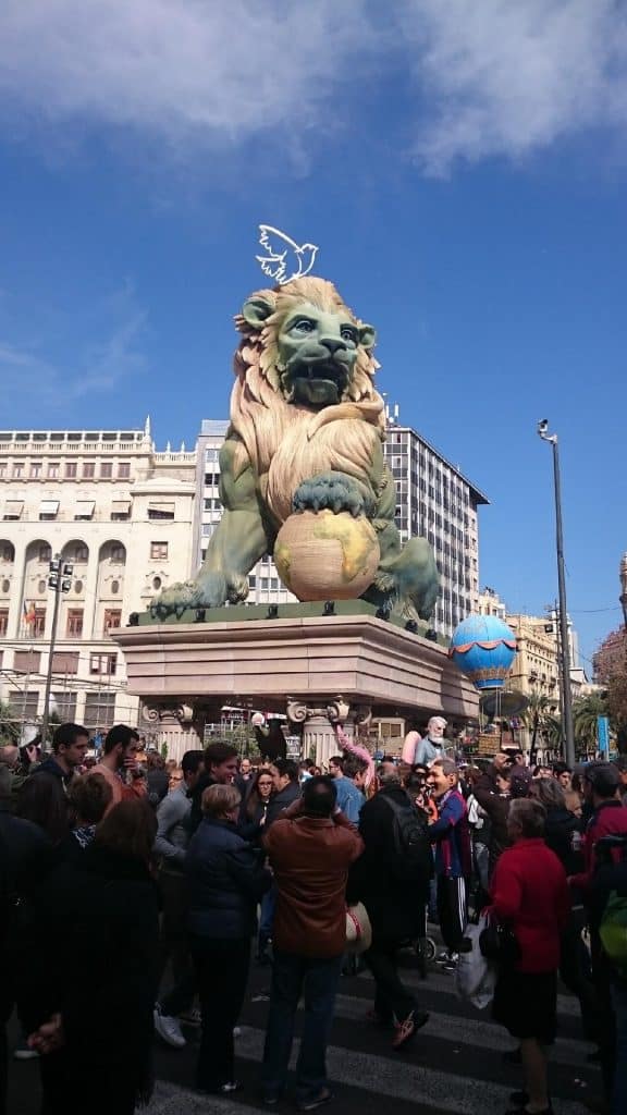 Photo fallas Place Ayuntamiento Valencia