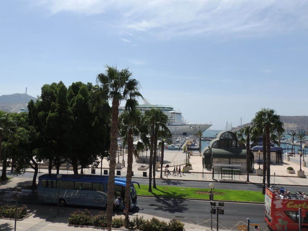 Carthagène vue du port